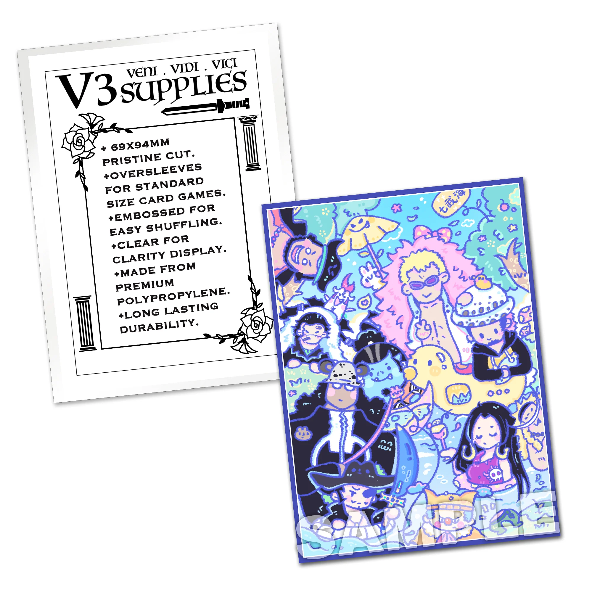 Warlords of the Sea Standard Size Card Sleeves - Image 2