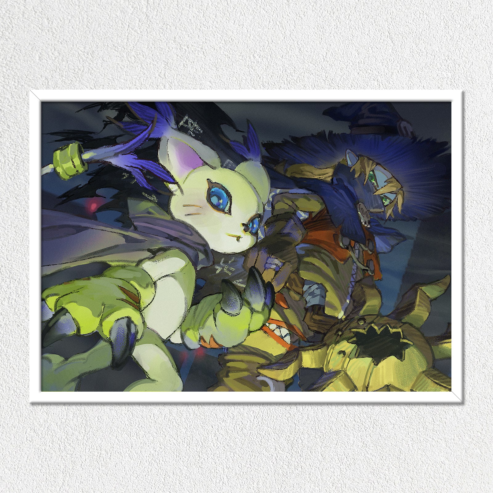 Wizard & Tail Night Adventures Mounted Art Print