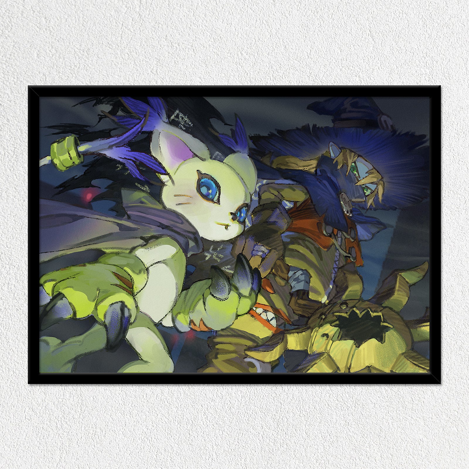 Wizard & Tail Night Adventures Mounted Art Print - Image 2