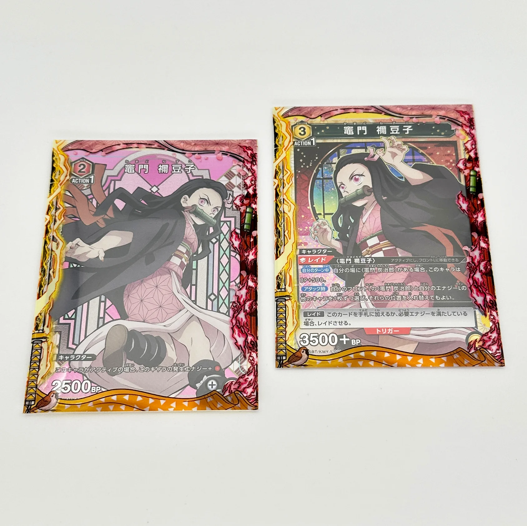 Zenitsu & Nezuko Printed Border Oversleeves - Image 2