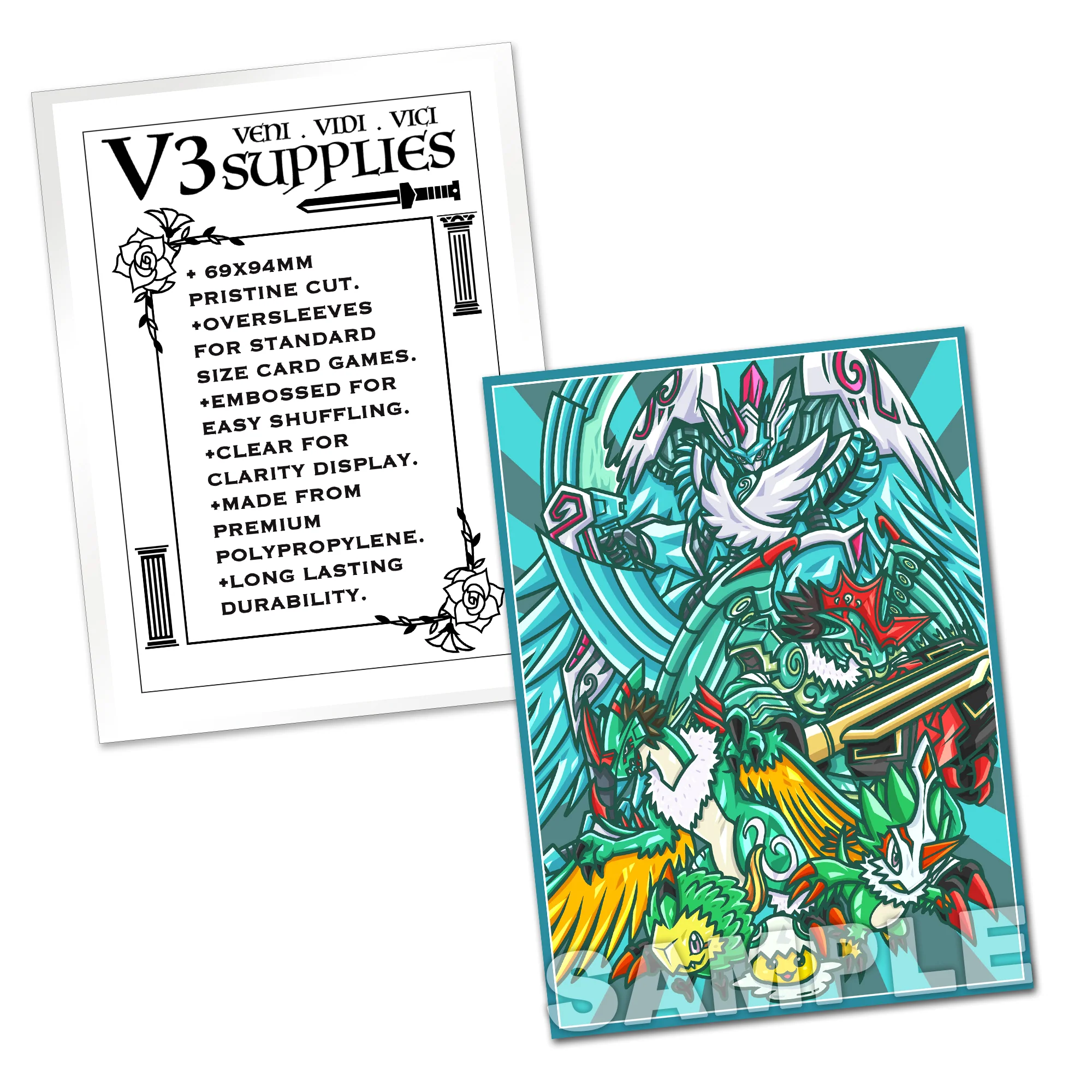 Zephagamon Evolution Standard Size Card Sleeves - Image 2